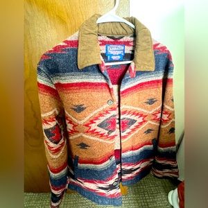 Pendleton wool jacket southwestern print Large